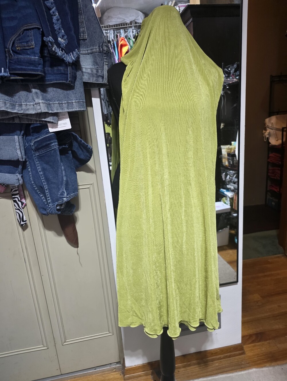 Lime Green Maxi Skirt Women